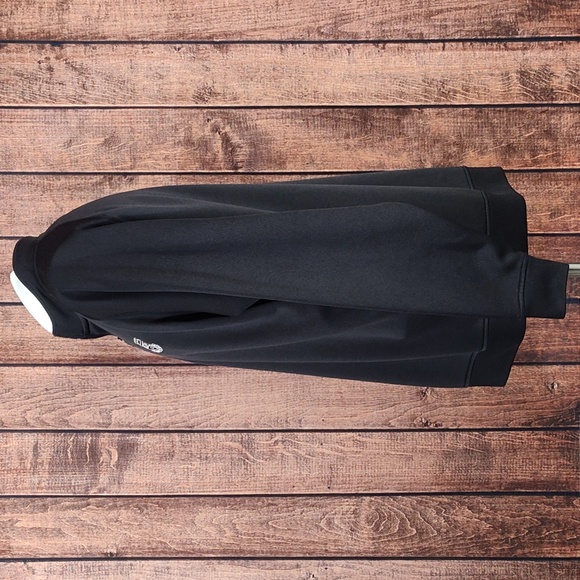 Footjoy Mens Barton Hills Black Quarter Zip Pullover Sweatshirt - Picture 2 of 11